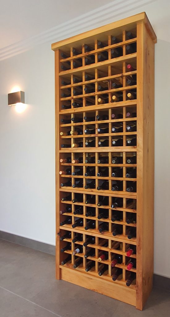 wine rack customwood design handmade furniture auckland